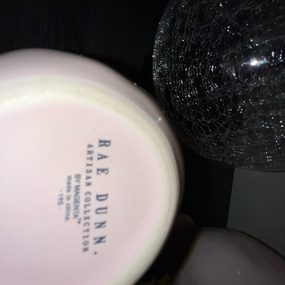 Two Rae Dunn Pink Ceramic Accent Vases Modern Design (1-224) - Picture 7 of 8